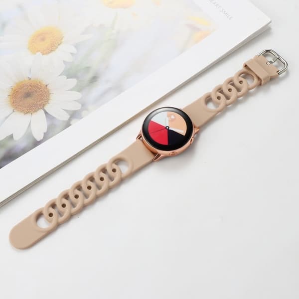 20mm Universal donut ontto hihna - Khaki Brown