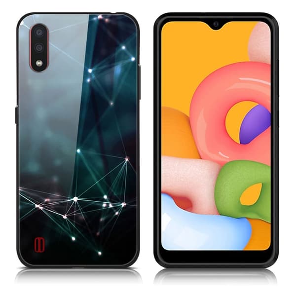Fantasy Samsung Galaxy A01 deksel - Science Fiction Green