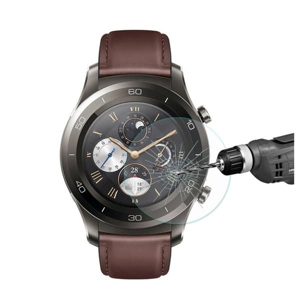 HAT PRINCE Huawei Watch 2 Pro 2 pack extra glas - Genomskinligt Transparent