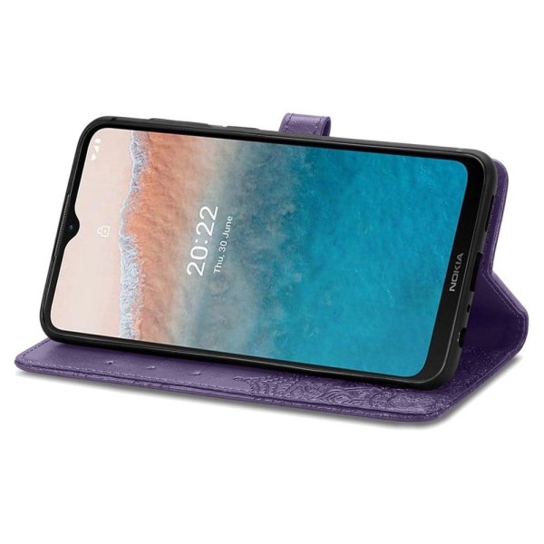 Mandala Nokia C200 Flip Etui - Lilla Purple