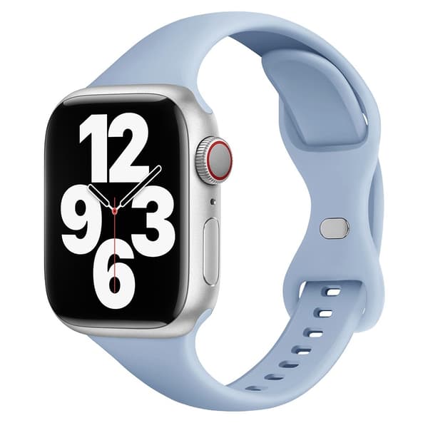Apple Watch 49mm / 45mm / 44mm / 42mm silikone urrem - Himmelblå Blue