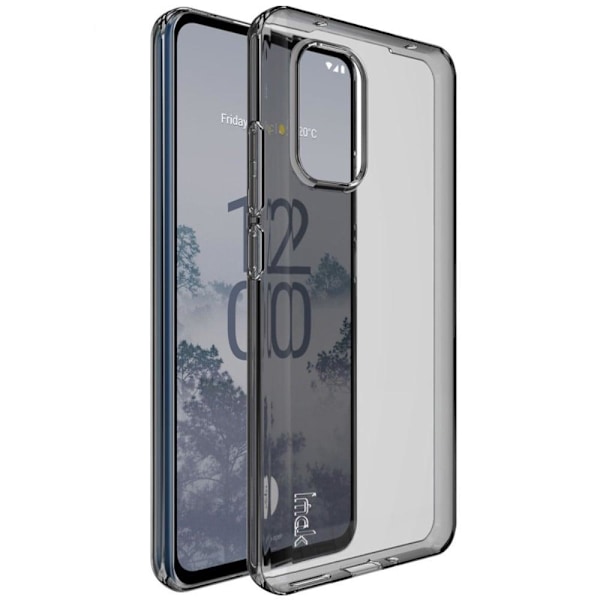 Imak UX-5 suojus Nokia X30:lle - Läpinäkyvä Musta Black