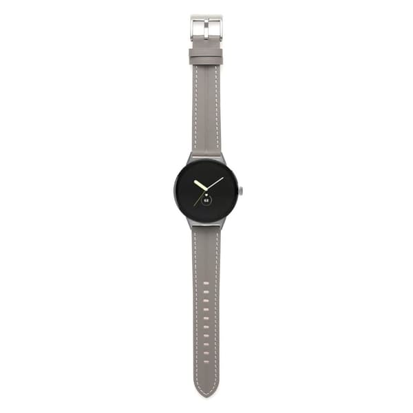 Urrem i ægte læder til Google Pixel Watch - Grå Silver grey