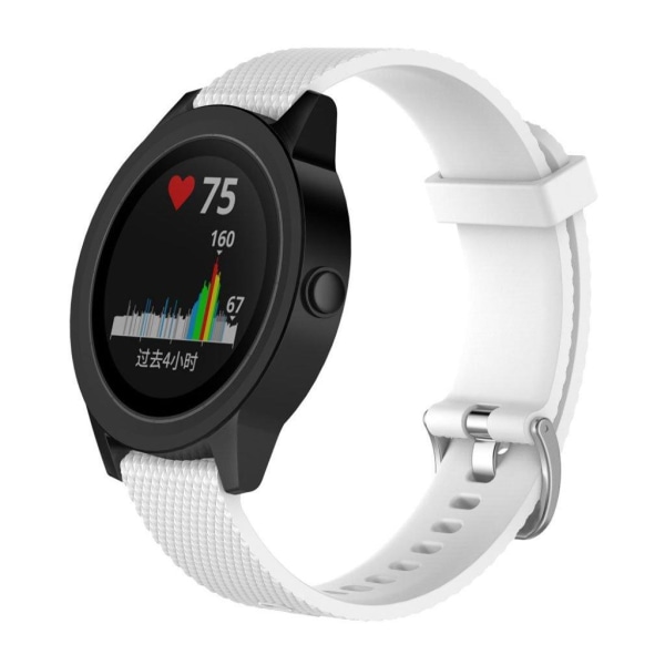 Garmin Vivomove HR blød silikone sports urrem - hvid White