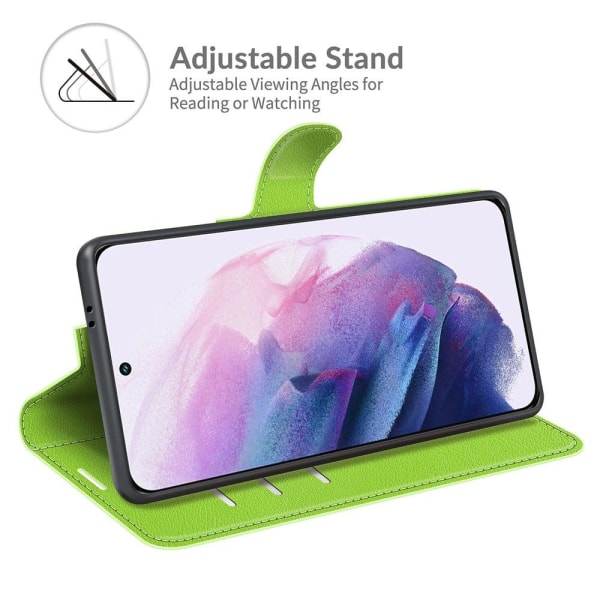 Classic Samsung Galaxy S22 Plus Flip Suojakotelo - Vihreä Green
