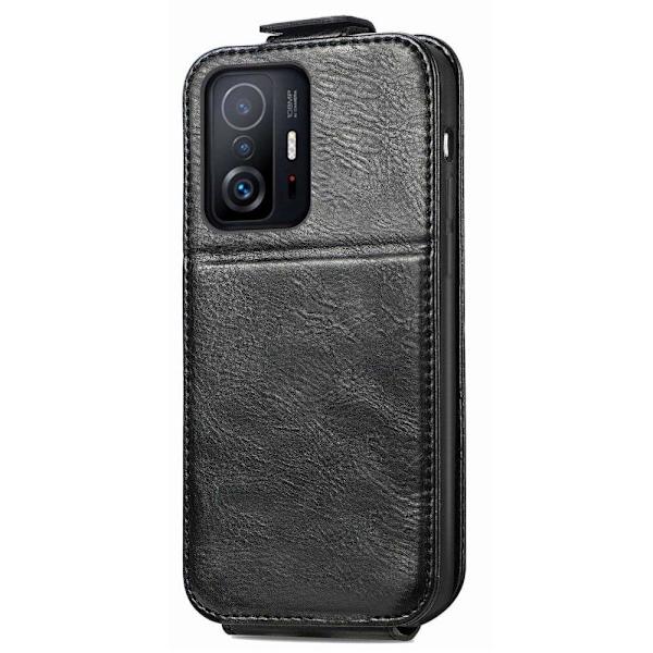 Vertikalt Xiaomi 11T / Xiaomi 11T Pro fodral med dragkedja - Svart Svart