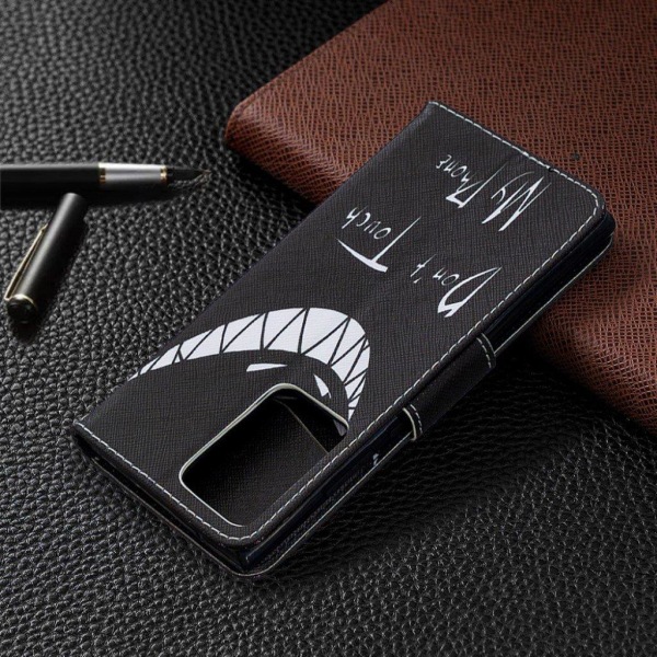'Wonderland Samsung Galaxy Note 20 Ultra flip case - Don''t Touc Transparent