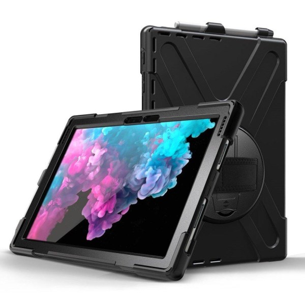 Microsoft Surface Pro 6 X-formet kombi etui - Sort Black