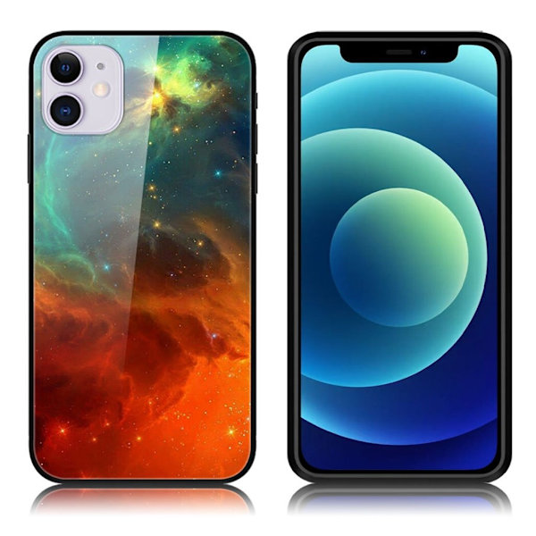 Fantasy iPhone 12 Mini kotelot - Väri Pilvi Multicolor
