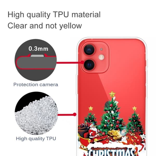 Christmas iPhone 12 Mini fodral - träd Grön