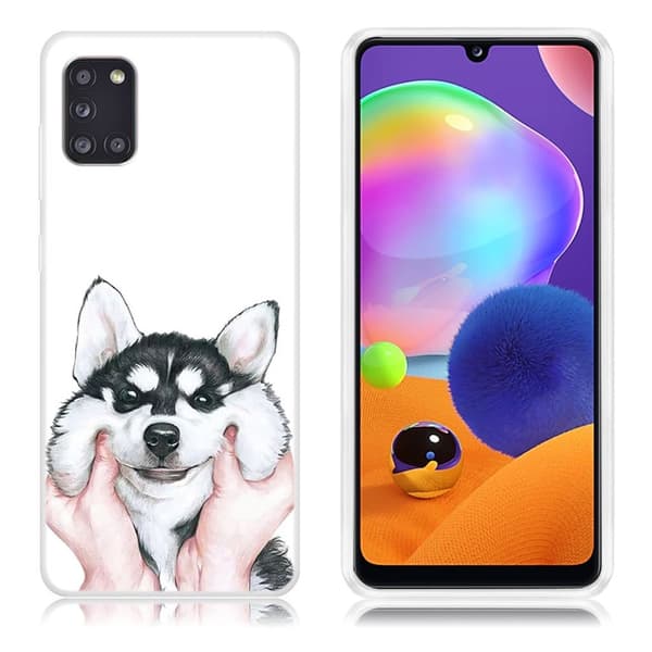 Deco Samsung Galaxy A31 kuoret - Husky White