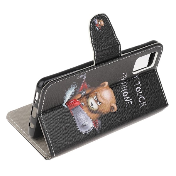 Wonderland Samsung Galaxy A71 etui – Vred Bjørn og Advarsel Multicolor