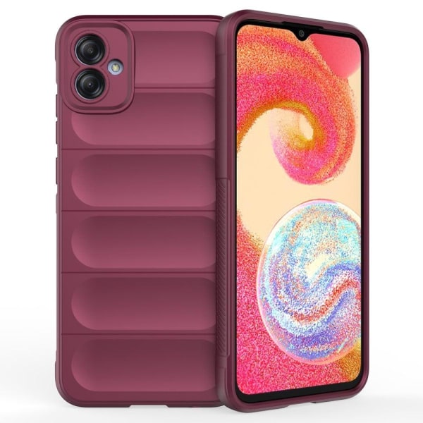 Blødt grebsformet cover til Samsung Galaxy A04e - Rød Red
