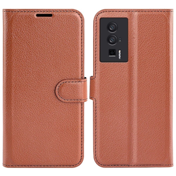 Klassisk Xiaomi Redmi K60 / K60 Pro Flip Etui - Brun Brown