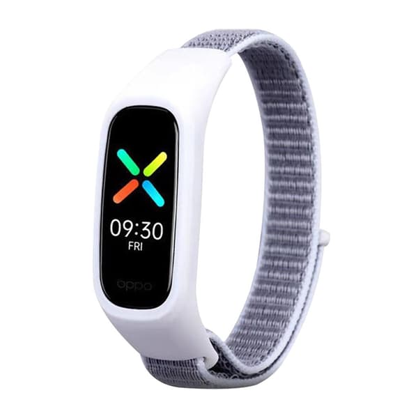 Oppo Band Style nylon urrem - Grå Silver grey
