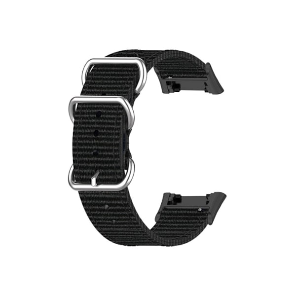 Oppo Watch Free nylon urrem - Sort Black