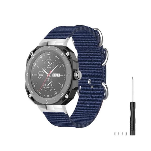 Huawei Watch GT Cyber nylon-urrem - Mørkeblå Blue