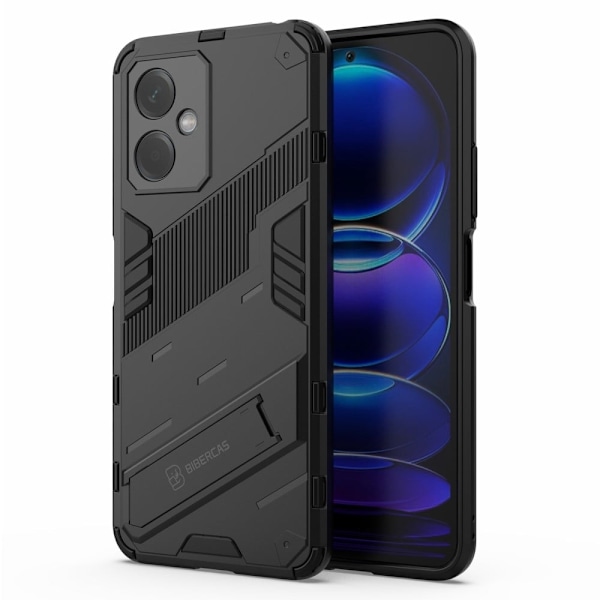 Stöttåligt Xiaomi Redmi Note 12 hybridskal - Svart Svart