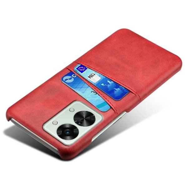 Dual Card OnePlus Nord 2T cover - Rød Red