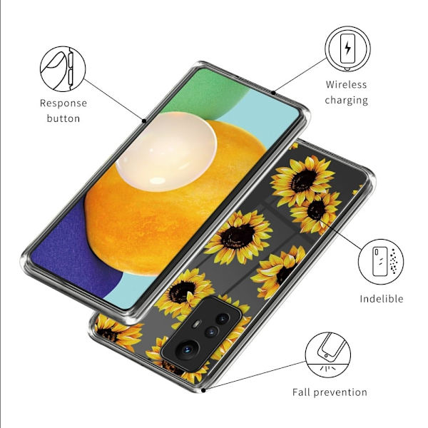 Deco Xiaomi Redmi Note 12S cover - Solsikker Yellow
