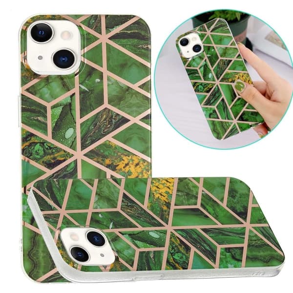 Marble iPhone 14 Suojakotelo - Vihreä Green