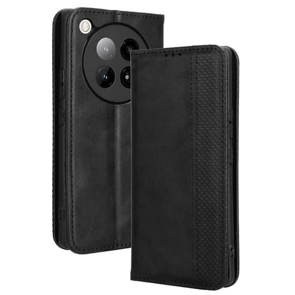 Bofink Vintage Infinix Zero 40 læderetui - Sort Black