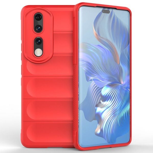 Blødt grebsformet cover til Honor 90 Pro - Rød Red