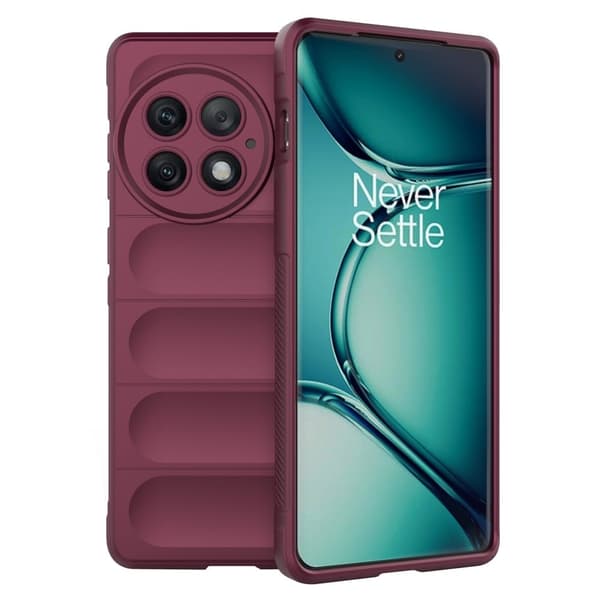 Deksel med mykt grep for OnePlus Ace 2 Pro - Vinrød Red