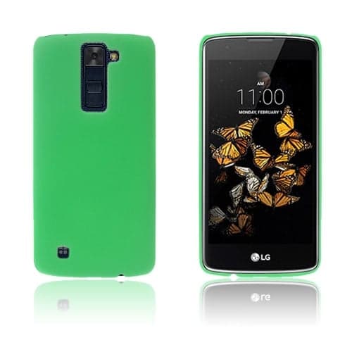 Sund Gummifisert hardt bakdeksel for LG K8 - Grønn Green