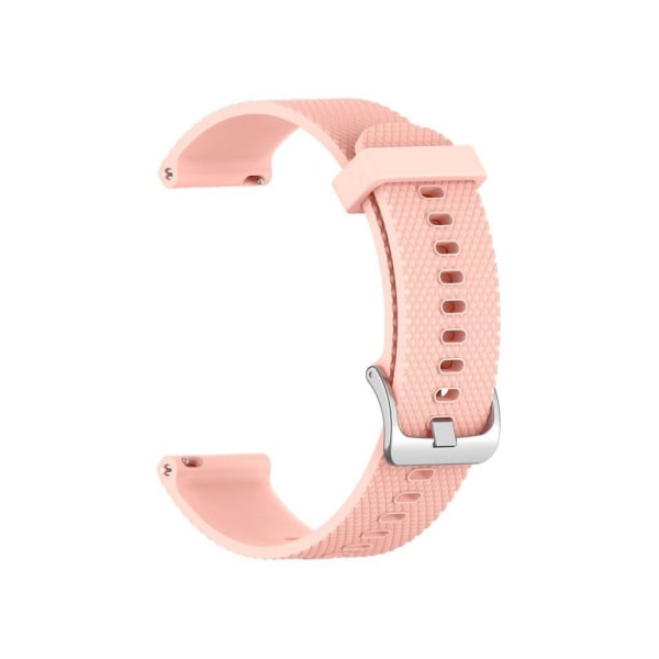 Garmin Vivoactive 4 texturerat klockarmband i silikon - Rosa Rosa