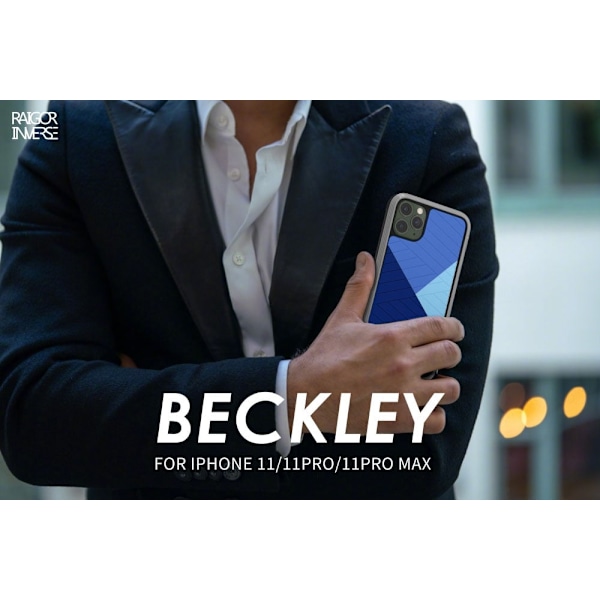 Raigor Inverse BECKLEY-skydd för iPhone 11 - Blå Blå