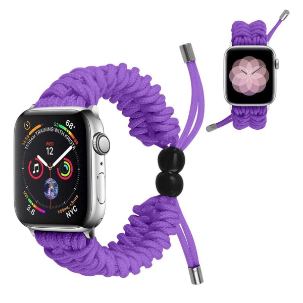 Apple Watch Series 6 / 5 40mm flettet rem - lilla Purple