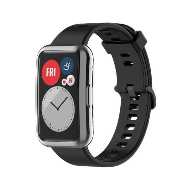Huawei Watch Fit stilig glansdeksel - Grå Silver grey