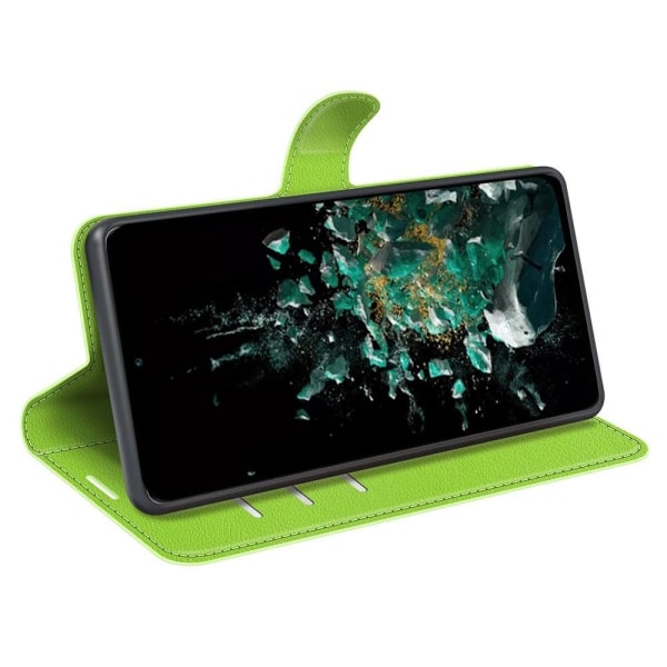 Klassisk OnePlus Ace Pro / 10t Flip Etui - Grøn Green