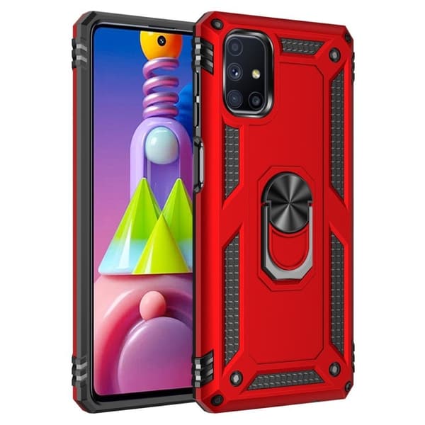 Bofink Combat Samsung Galaxy M51 kotelot - Punainen Red