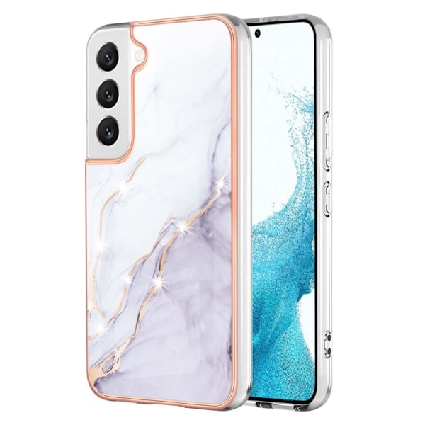 Marble Samsung Galaxy S23 Etui - Hvid Marmor White