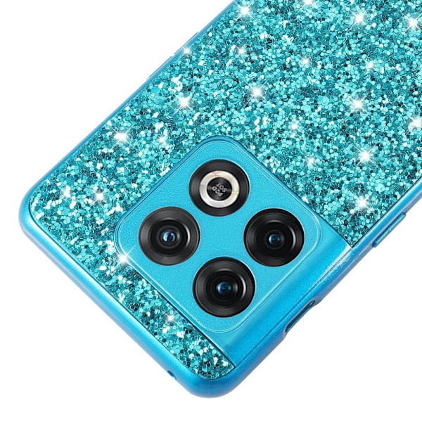 Glitter OnePlus 10T / Ace Pro Fodral - Silver Silvergrå