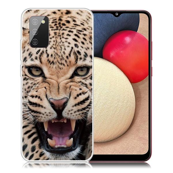 Deco Samsung Galaxy A02s etui - Leopard Yellow