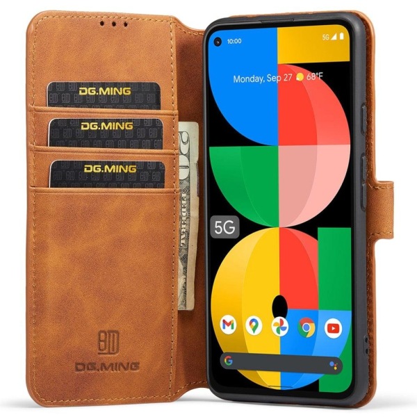 DG.Ming Google Pixel 5a Retro Etui - Brun Brown