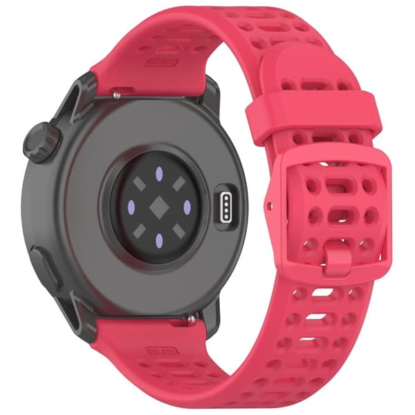 Coros Pace 3 Liquid Silicone klockarmband Justerbart armband - Röd Röd