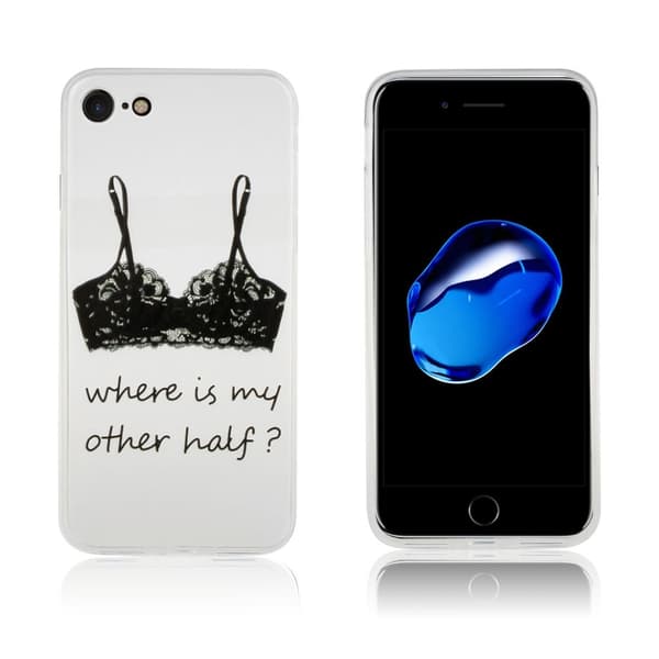 Ancher Flexibel Plastskal till iPhone 7 / 8 - Where Is My Other Half multifärg