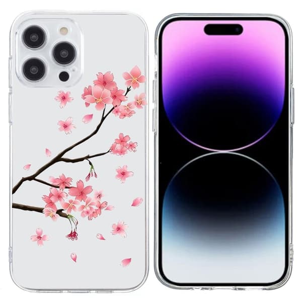 Vibe iPhone 16 Pro Max -kansi - Luumun Kukka Pink