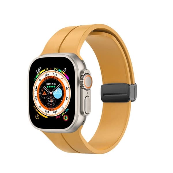 Apple Watch Series 8 (41 mm) silikonrem - Gul Yellow