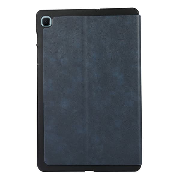 Samsung Galaxy Tab S6 Lite / Tab S6 Lite (2022) Läderfodral Skyddande Tablet Cover - Blå Blå