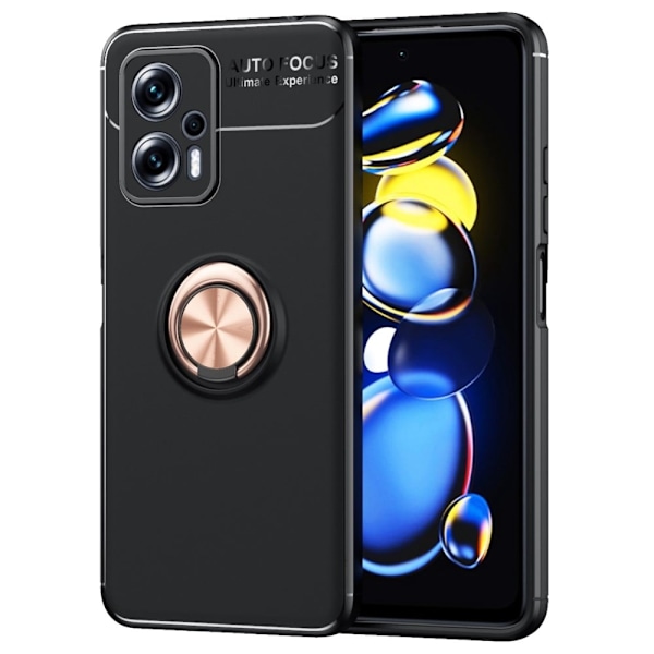 Ringo Etui Xiaomi Poco X4 Gt / 11t Pro Plus / 11t Pro - Sort / Rødguld Black
