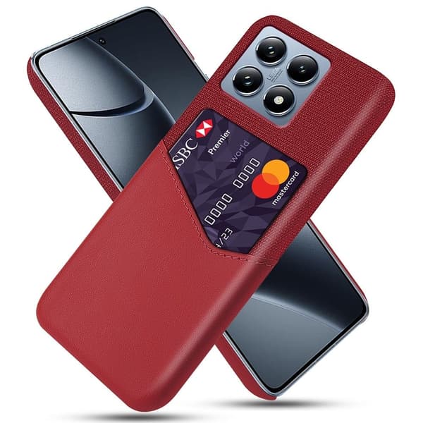 Bofink Xiaomi 14T Pro korttikotelo - Punainen Red