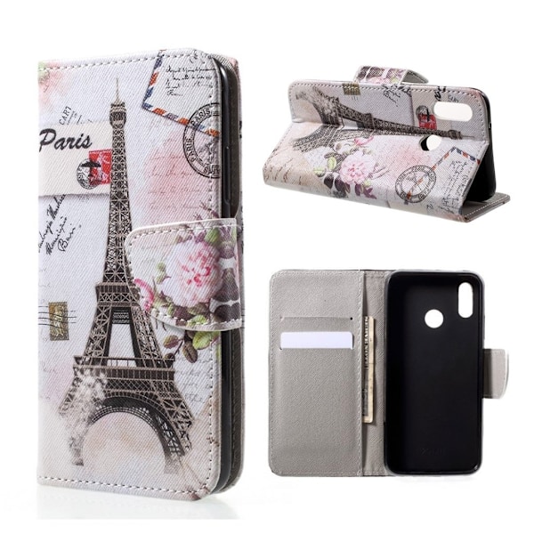 Huawei P20 Lite persoonallinen suojakotelo - Eiffel Multicolor