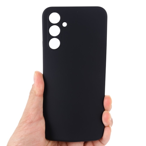 Matte Liquid Samsung Galaxy A54 silikone cover - Sort Black