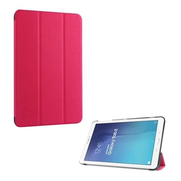 Gaarder Lines Samsung Galaxy Tab E 9.6 Läderfodral med Stativ - Het Rosa Rosa