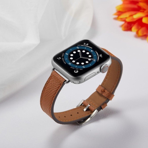 Apple Watch 40mm nahkaranneke - Ruskea Brown